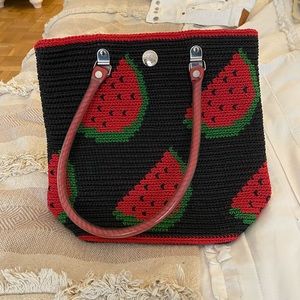 Skipping Girl Watermelon Tote